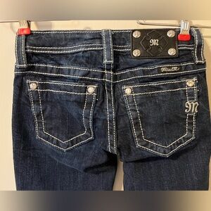 Miss Me Girls  cuffed  Skinny Jeans size 8